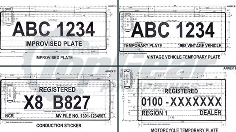 temporary plate number lto|LTO Temporary, Improvised License Plates: 2024 Format, Specs.